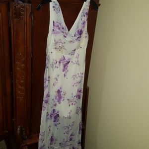 Ivory & Purple Dress